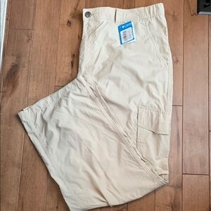 NWT Columbia Men's Light Tan Pants 40x32